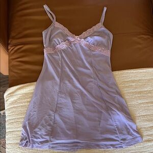 Aeropostale Lavender Chemise with Lace Detail